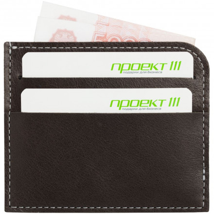 Чехол для карточек Apache, темно-серый