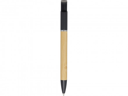 Delfina ручка-держатель для мобильного телефона - сплошной черный, синие чернила