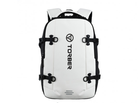 Рюкзак спортивный TORBER Xtreme 18, белый/чёрный, 31 х 12 х 46 см, 17л