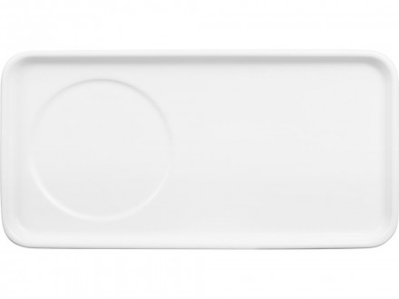 Чайная пара Bristol: блюдце прямоугольное, чашка, коробка, белый