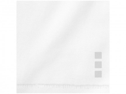 Calgary женская футболка-поло с коротким рукавом, белый