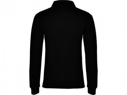 Рубашка поло Estrella женская с длинным рукавом, черный