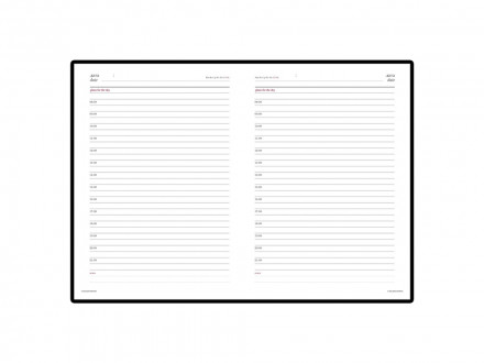 Ежедневник недатированный А6+ Sidney Nebraska, синий (серебряный обрез)