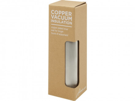 Ljungan Бутылка объемом 500 мл с медной вакуумной изоляцией, ремешком и крышкой, серебристый