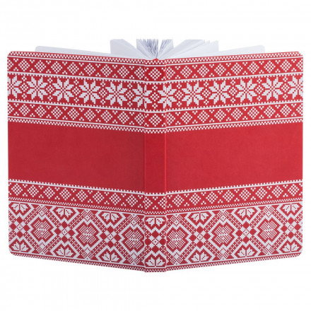 Ежедневник Скандик, недатированный, красный