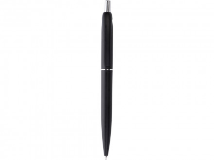 Пластиковая шариковая ручкаVivid с покрытием металлик, черный