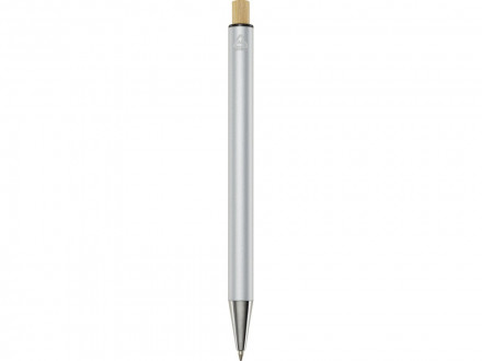 Cyrus шариковая ручка из переработанного алюминия, синие чернила - Серебристый