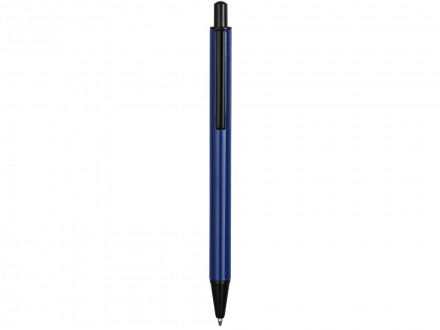 Ручка металлическая шариковая Iron, синий/черный