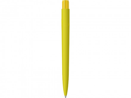 Шариковая ручка RECYCLED PET PEN PRO K transparent GUM soft-touch, желтый