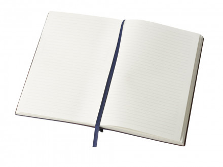 Блокнот А5 Scribe, гибкая обложка, 96 листов 80 гр/м2, темно-синий