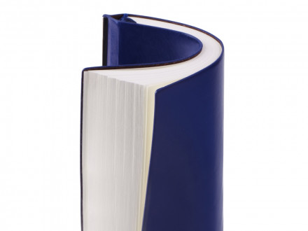 Блокнот А5 Scribe, гибкая обложка, 96 листов 80 гр/м2, темно-синий