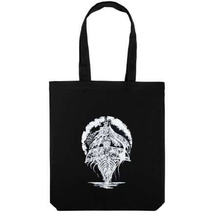 Холщовая сумка «Летучий Голландец», черная