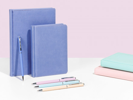 Ручка шариковая автоматическая BrunoVisconti® PALERMO цвет корпуса пудровый, soft-touch, 0.7 мм