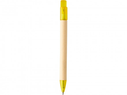 Шариковая ручка Safi из бумаги вторичной переработки, желтый