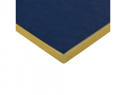 Ежедневник недатированный А5 Megapolis Nebraska Flex, синий с золотым обрезом (Р)