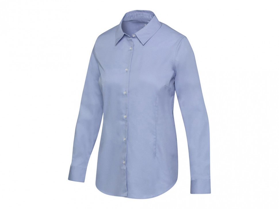 Citrine женская рубашка из твила - Голубой