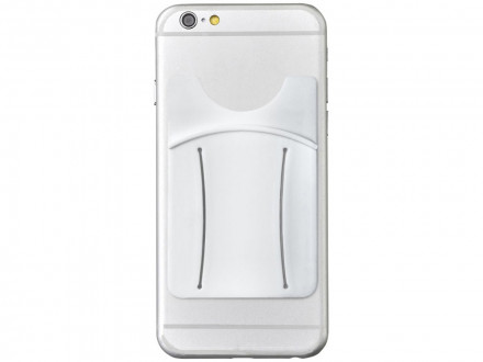 Картхолдер для телефона с держателем Trighold, белый