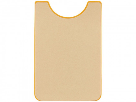 Картхолдер для телефона с отверстием для пальца, оранжевый