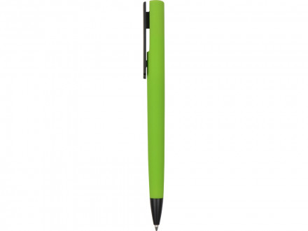 Ручка пластиковая шариковая C1 софт-тач, зеленое яблоко