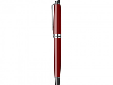 Ручка-роллер Waterman Expert Dark Red Lacquer CT Black, стержень: Fblk