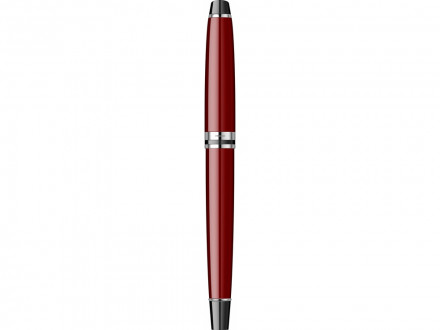 Ручка-роллер Waterman Expert Dark Red Lacquer CT Black, стержень: Fblk