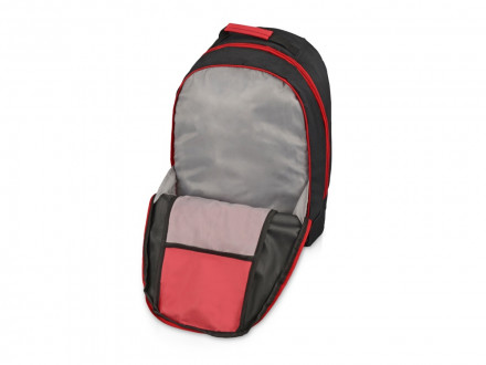 Рюкзак Спорт, черный/красный