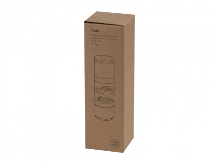 Двойная мельница Twin для соли и перца, 304 сталь