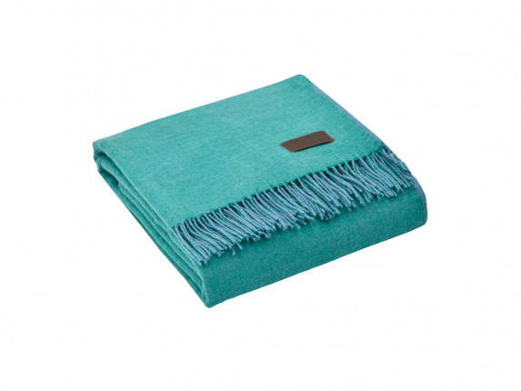 Плед Marzotto x Valerie Concept AREQUIPA NEW 7015, сине-зеленый