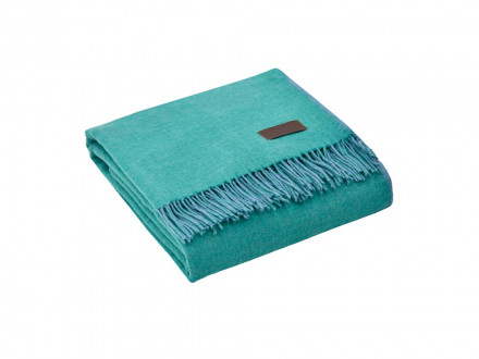 Плед Marzotto x Valerie Concept AREQUIPA NEW 7015, сине-зеленый