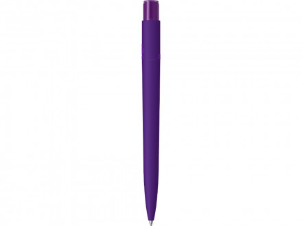Шариковая ручка RECYCLED PET PEN PRO K transparent GUM soft-touch, фиолетовый
