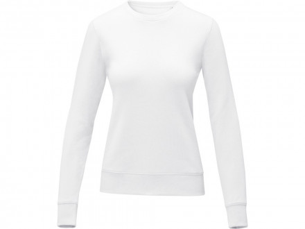 Женский свитер Zenon с круглым вырезом, белый
