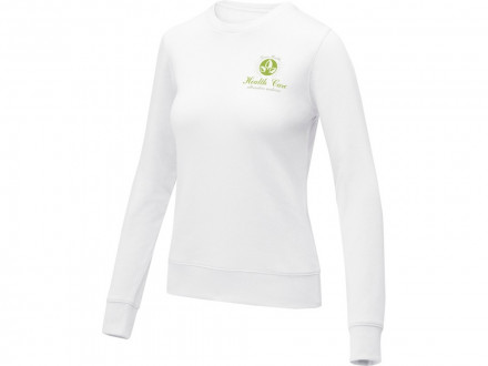 Женский свитер Zenon с круглым вырезом, белый