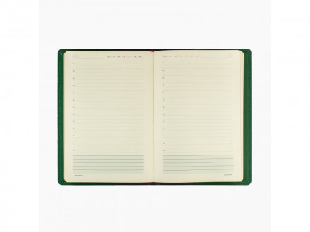 Ежедневник недатированный А5  Oxford, зеленый