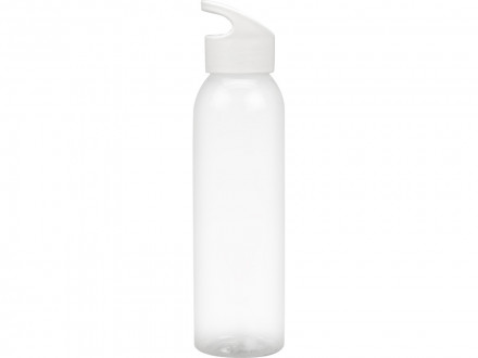 Бутылка для воды Plain 630 мл, прозрачный/белый