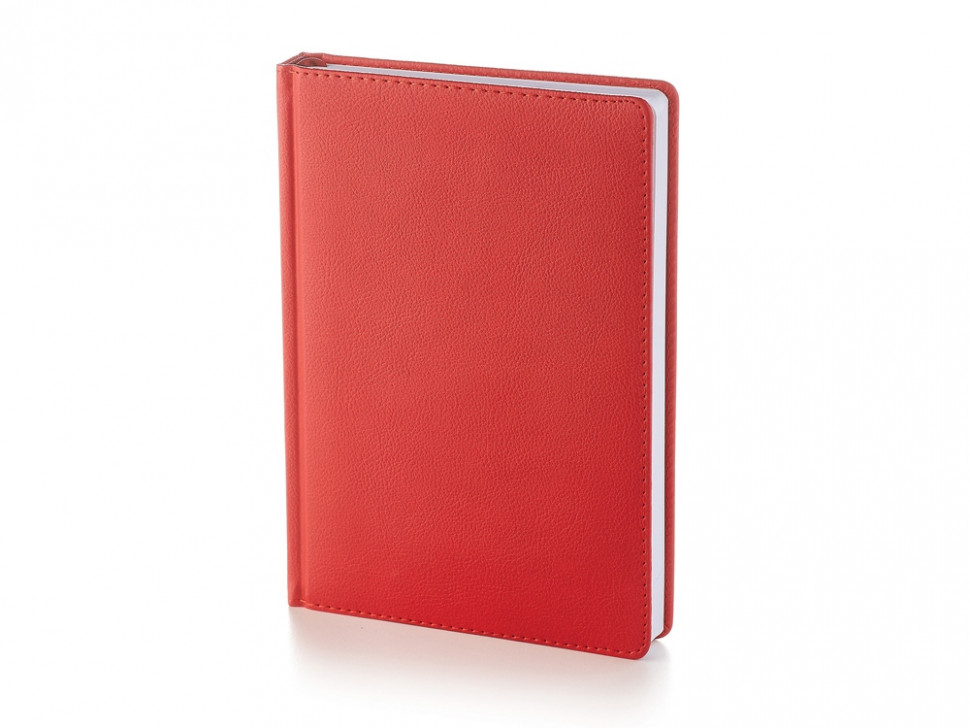 Ежедневник А5 датированный Leader 2025, красный