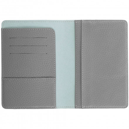 Портмоне Kelly с отделением для паспорта, серое