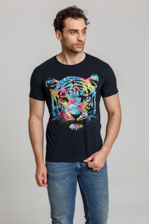 Футболка Jungle Look, темно-синяя