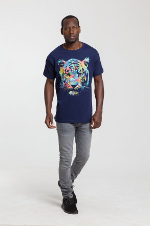 Футболка Jungle Look, темно-синяя