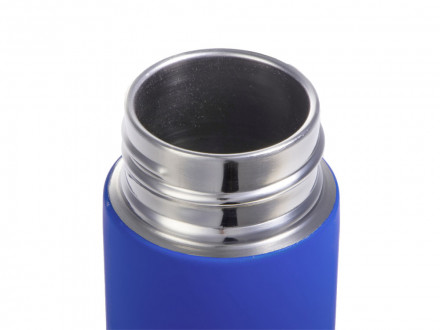 Термос Scout софт-тач, тубус, синий