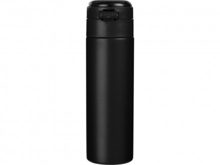 Вакуумная термокружка Waterline с медной изоляцией Bravo, 400 мл, тубус, черный (Р)