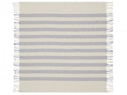 Плед Reglet, 130x150 см ( с учетом бахромы) 100% хлопок, серый