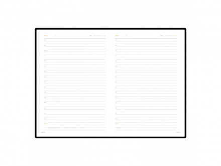 Ежедневник А5 недатированный Polo, бордовый