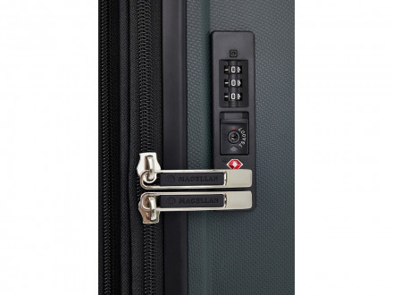 Чемодан 4-х колесный, Magellan, SANTIAGO, 114л, темно-серый