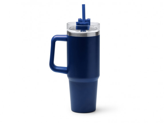 Термокружка KRANSTON с двойными стенками из переработанной нержавеющей стали, синий нейви
