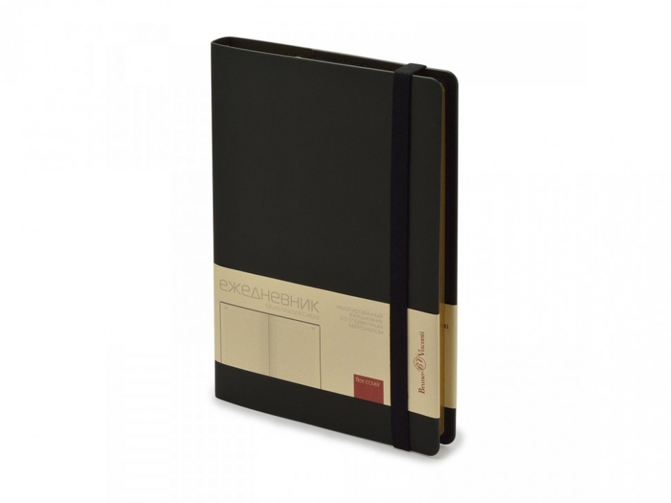 Ежедневник недатированный А5  Oxford, черный