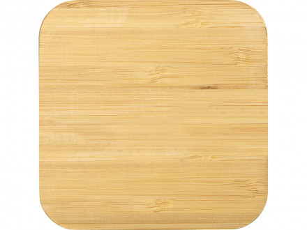 USB-хаб с беспроводной зарядкой из бамбука Plato