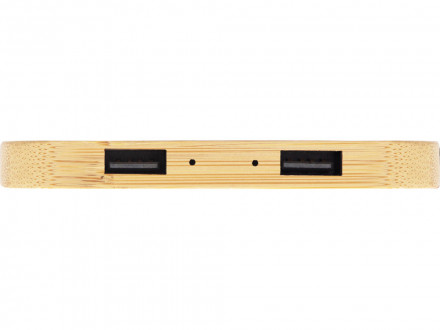 USB-хаб с беспроводной зарядкой из бамбука Plato