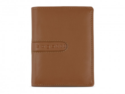 Портмоне BUGATTI Bomba, с защитой данных RFID, коньячного цвета, кожа/полиэстер, 10х2х12,5 см