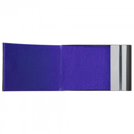 Визитница Prestige, черная с синим