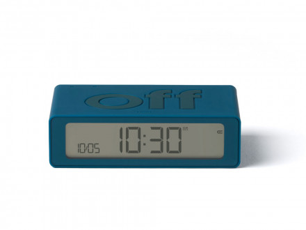 Часы настольные Flip Mini, темно-бирюзовый